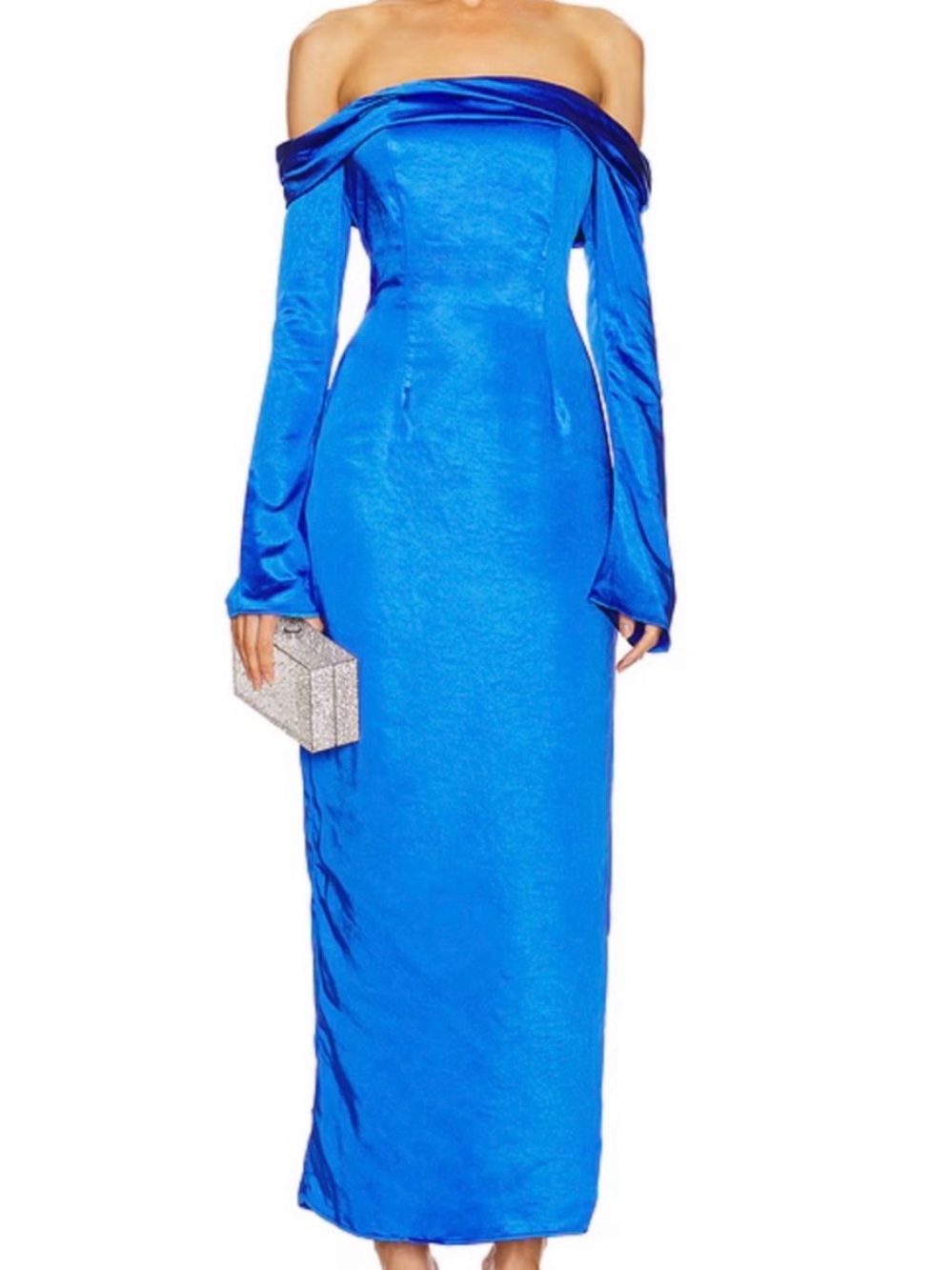 Runaway the label off the shoulder dress